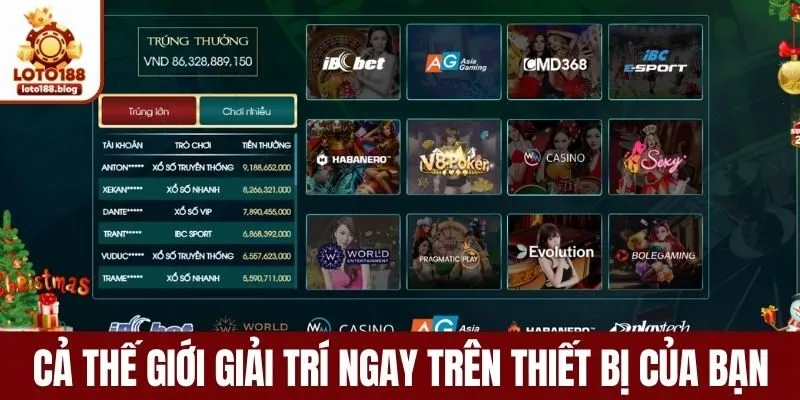 Cả thế giới giải trí ngay trên thiết bị của bạn