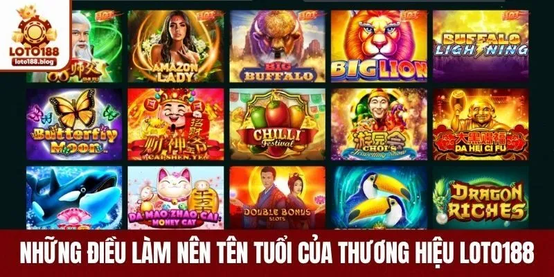 Những điều làm nên tên tuổi của thương hiệu Loto188
