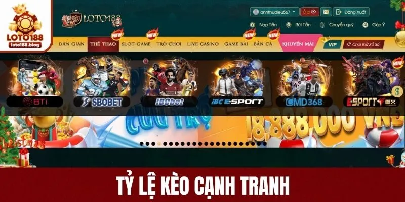 Tỷ lệ kèo cạnh tranh